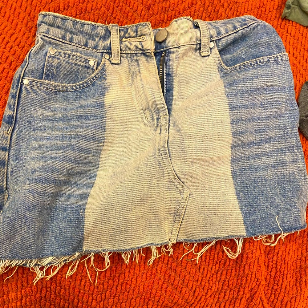 Denim miniskirt